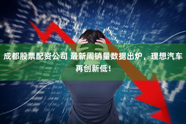 成都股票配资公司 最新周销量数据出炉，理想汽车再创新低！